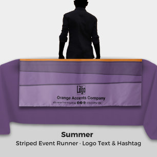 Text & Hashtag · Abstract Sunset Event Table Cloth Tapestry