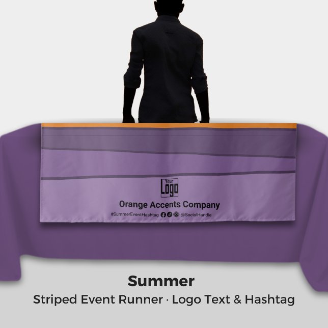 Text & Hashtag · Abstract Sunset Event Table Cloth Tapestry (Text & Hashtag · Abstract Sunset Event Table Cloth Tapestry)