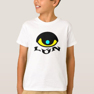 Text in Pijao: lún and a colourful eye T-Shirt