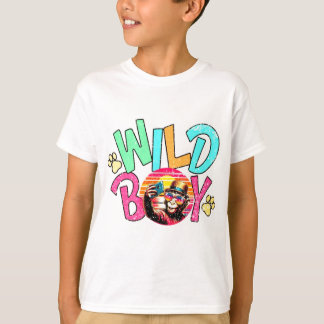Text in Stylised, Colourful Letters T-Shirt