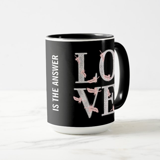 Text LOVE Mug (Front Right)