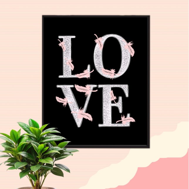 Text LOVE Poster (Creator Uploaded)