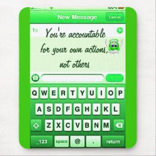 Text Me_ Mouse Mat