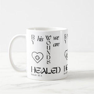 Text/Mug/Christian Mug/Jesus/Kitchen/Faith Coffee Mug