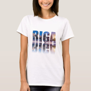 Text of Riga, Latvia T-Shirt