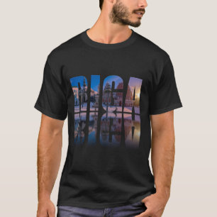 Text of Riga, Latvia T-Shirt
