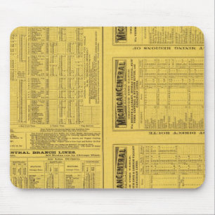 Text Page Michigan Central Railroad Mouse Mat