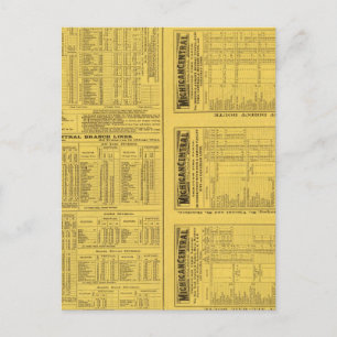 Text Page Michigan Central Railroad Postcard