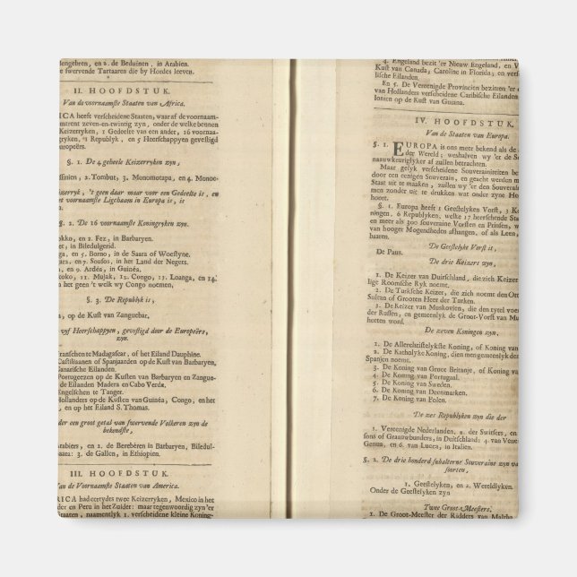 Text Page New World Atlas Magnet (Front)