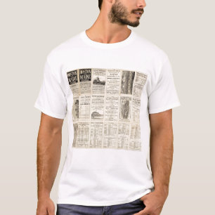 Text Page of Boston and Maine Railroad T-Shirt