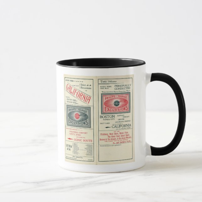 Text Page of Phillips Tourist Excursions Mug (Right)