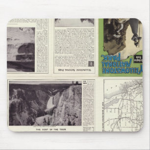 Text Page of Yellowstone National Park 2 Mouse Mat