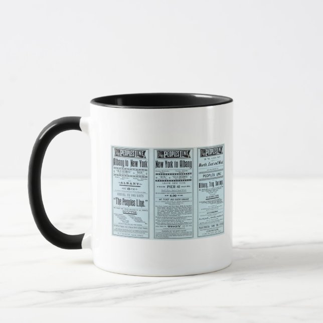Text Page Peoples Line Mug (Left)