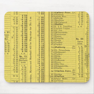 Text Page Pittsburgh and Western Railway Company Mouse Mat