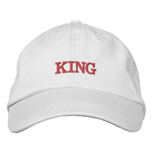 Text Printed Cotton Embroidered Hats Caps (Front)