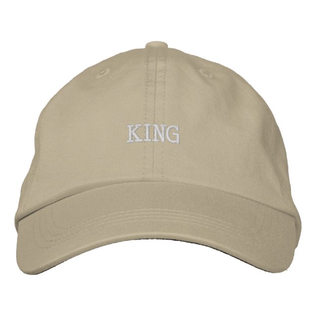 Text Printed Cotton Embroidered Hats Caps (Front)