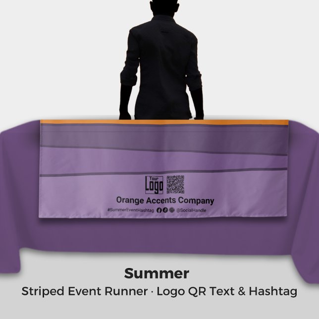 Text QR Hashtag Abstract Sunset Event Table Cloth Tapestry (Text QR Hashtag Abstract Sunset Event Table Cloth Tapestry)