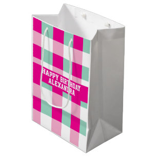 Text Template Medium Gift Bag