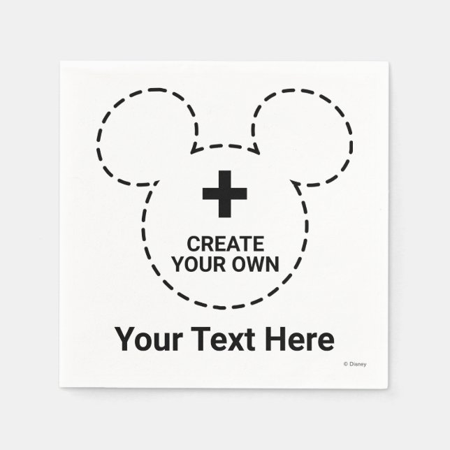 Text Template Napkin (Front)