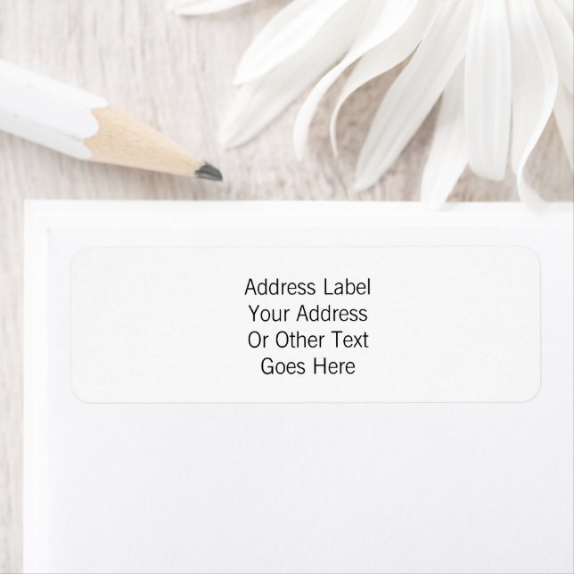 Text Template Personalised Label (Insitu)