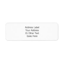 Text Template Personalised Label