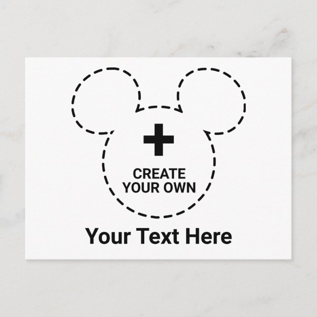 Text Template Postcard (Front)