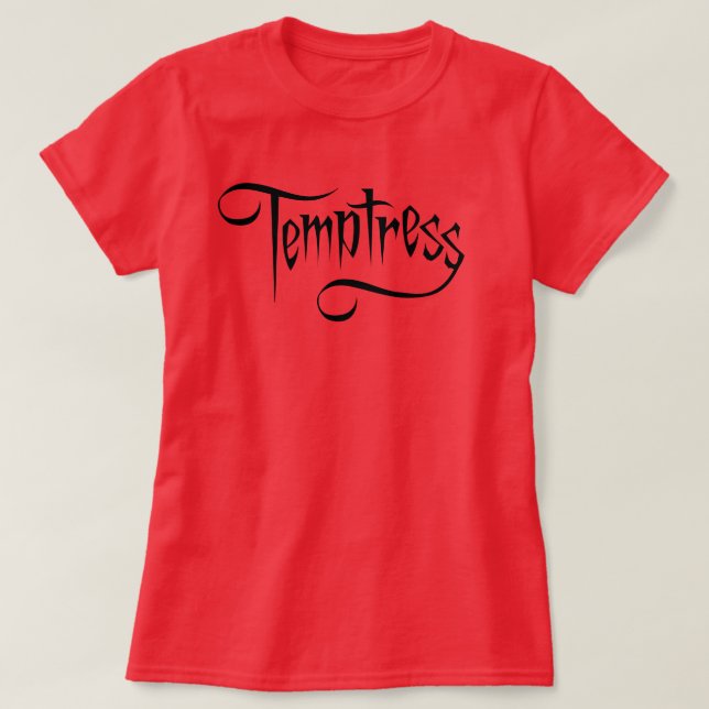 Text Temptress T-Shirt (Design Front)