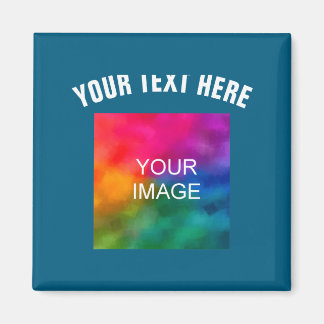 Text Upload Photo Template Boys Kids Modern _1  Magnet