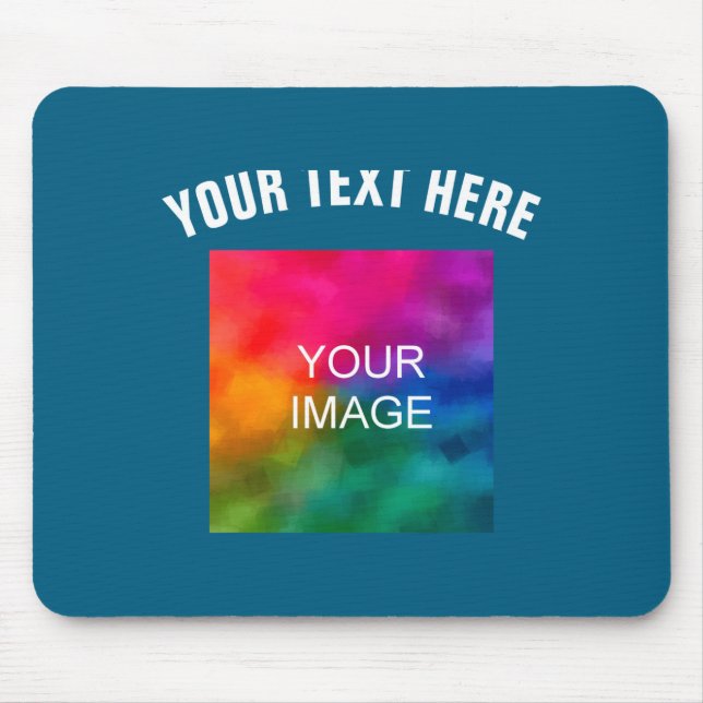Text Upload Photo Template Boys Kids Modern _1  Mouse Mat (Front)