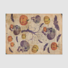 Textbook Halloween Paper Skulls Bats