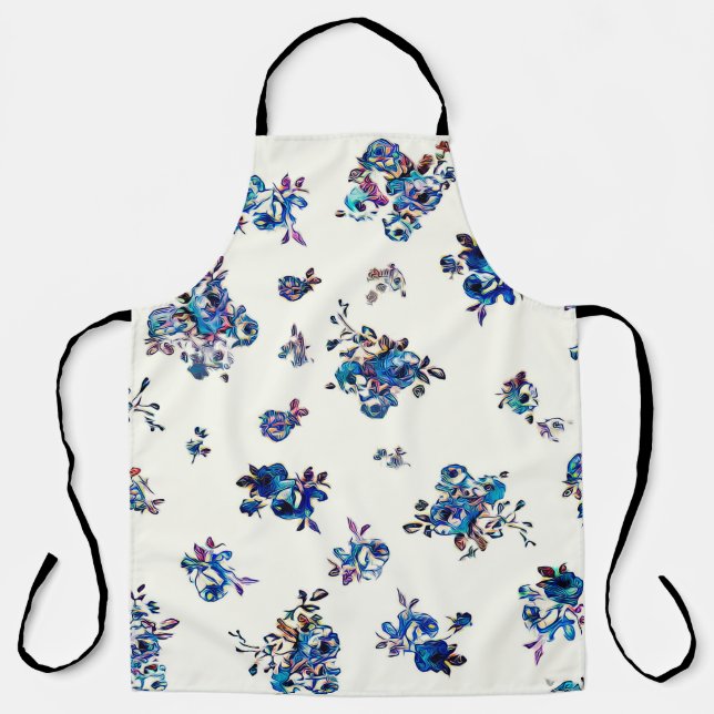 Textile and wallpaper seamless patterns. Digital i Apron (Front)