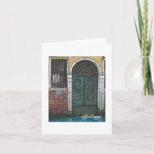 Textile Art Venice Notecard