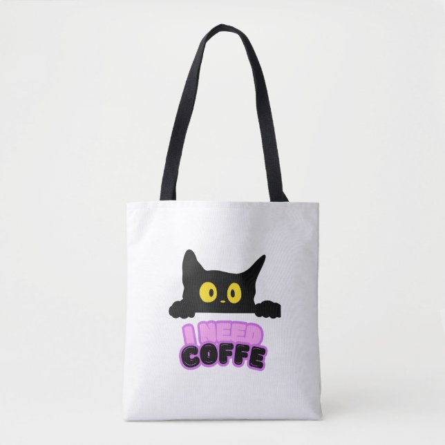 Textile bag - I need coffe (Front)