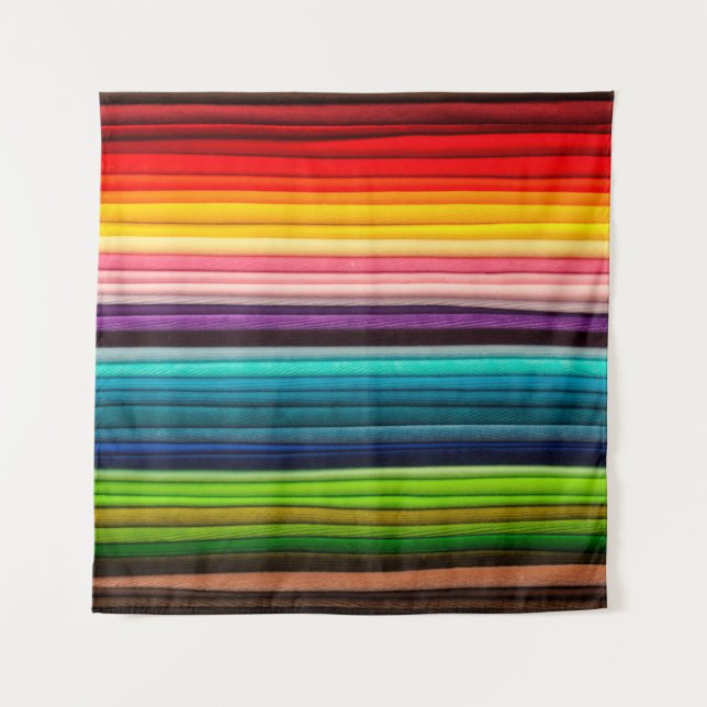 Textile colour colourful fabric tapestry (Front)