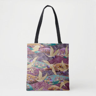 Textile fabric cloth pattern tote bag