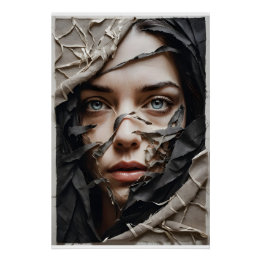 Textile Face Reveal Poster