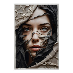 Textile Face Reveal Poster