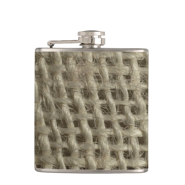 Textile fibres textured flask (Front)
