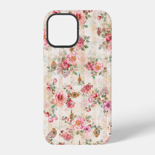 Textile floral flower texture patternsabstract, ba iPhone 12 case