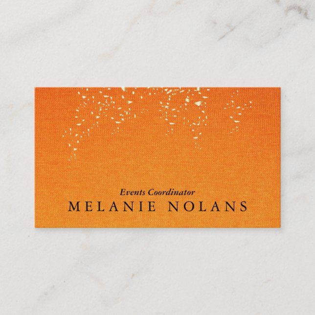 Textile Gradient (confetti) Business Card (Front)