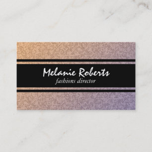 Textile Gradient Pattern Business Card