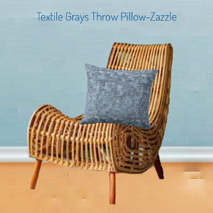 Textile Greys  Cushion