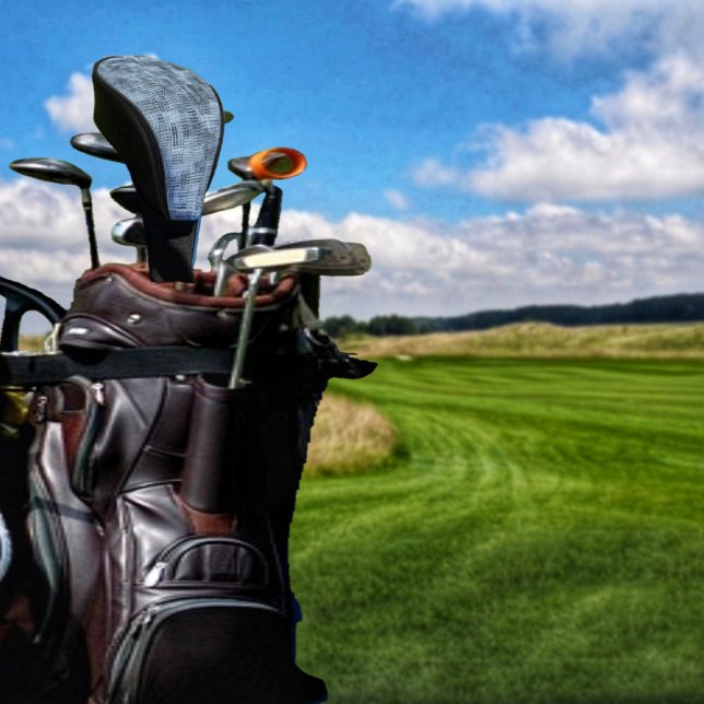 Textile Greys Golf Head Cover (If you love the look of denim, then you would enjoy using the Textile Grays Golf Club Cover!)