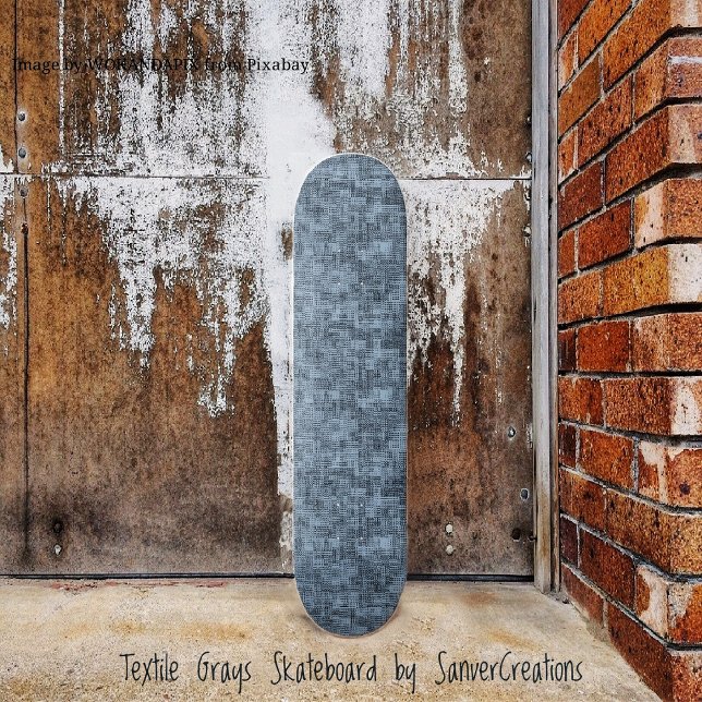 Textile Greys   Skateboard (Creator Uploaded)