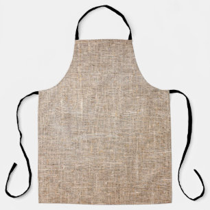 Textile jute brown fabric texture apron