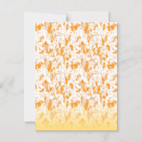 Textile pattern featuring a vibrant orange and gol