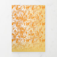 Textile pattern featuring a vibrant orange and gol