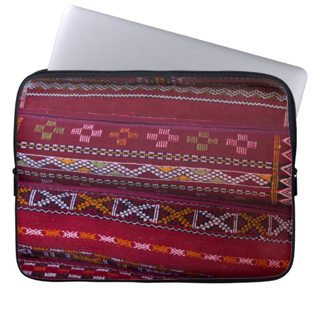 Textile Pillow Patterns Laptop Sleeve (Front)
