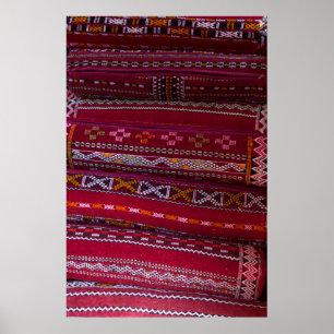 Textile Pillow Patterns Poster