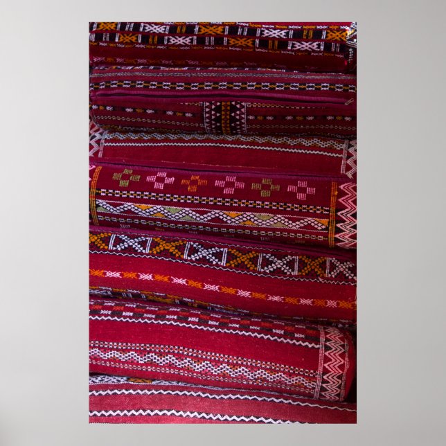 Textile Pillow Patterns Poster (Front)